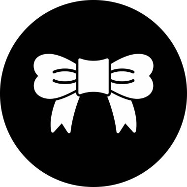 Kurdele yayı. Web simgesi basit illüstrasyon