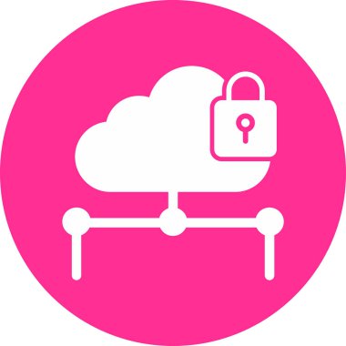 bulut veri depolama simgesi illüstrasyonu 