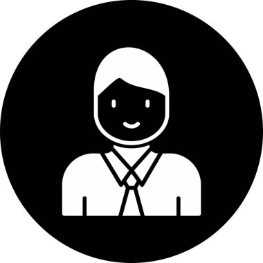 avatar. Web simgesi basit illüstrasyon 