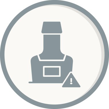 Alkol web simgesi, basit vektör illüstrasyonu