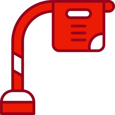 Sokak lambası. Web simgesi basit illüstrasyon 