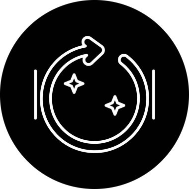 Basit ok simgesi vektör illüstrasyonu