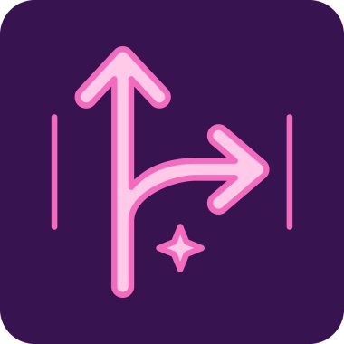 ok simgesi işareti, vektör illüstrasyonu