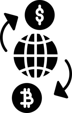 para birimi değişim simgesi ana hat biçiminde