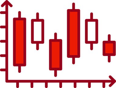 Japon şamdan iş simgesi vektörü