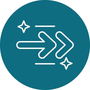 ok simgesi işareti, vektör illüstrasyonu