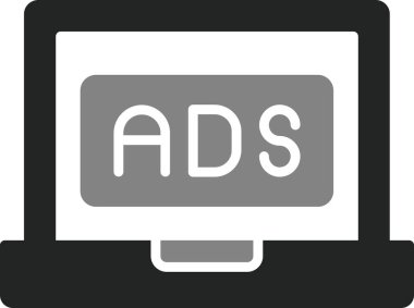 Basit tonlu soyut reklam vektörü grafiği