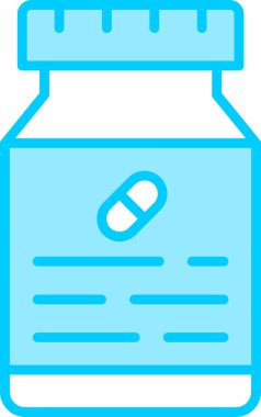 ilaç hapları web simgesi, basit vektör illüstrasyonu 