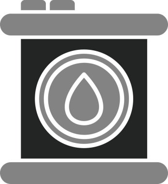 Petrol varil düz kutsal kişilerin resmi, vektör çizim 