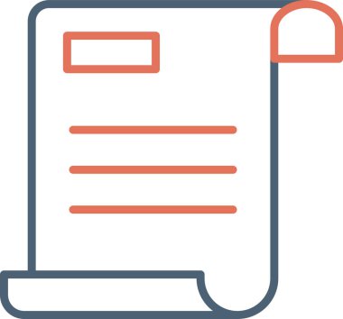 Bills Web simgesi basit illüstrasyon