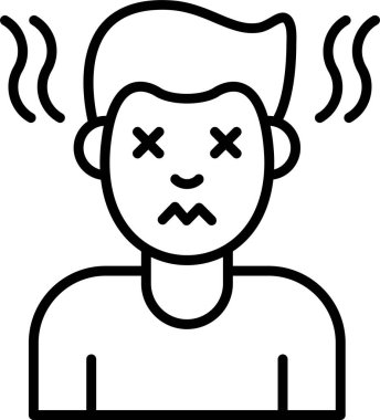 Tükenmiş. Web simgesi basit illüstrasyon