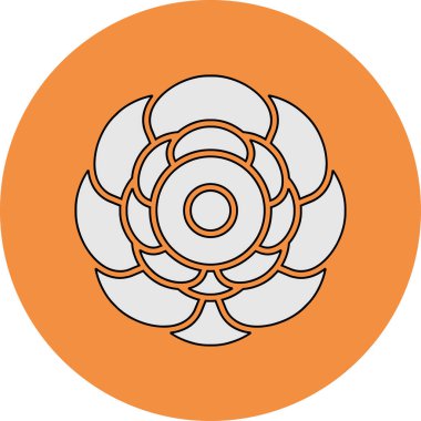 Rafflesia web simgesi vektör illüstrasyonu