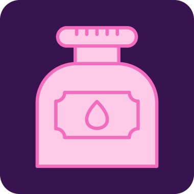 Mürekkep. Web simgesi basit illüstrasyon