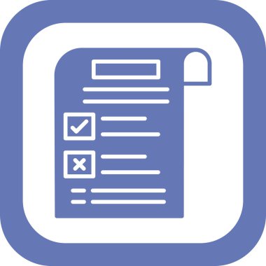 Kurallar. Web simgesi basit illüstrasyon