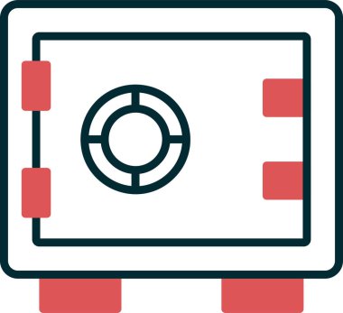 güvenli simge vektör illüstrasyonu 