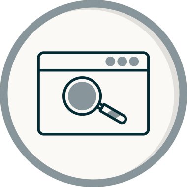 Veri Analizi işi ve finans ikonu vektör illüstrasyonuName