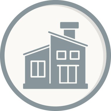 ev simgesini, basit vektör çizim