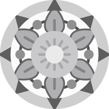 mandala tasarımı, web basit illüstrasyonu