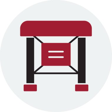 Mupi posterinin basit çizgi resmi