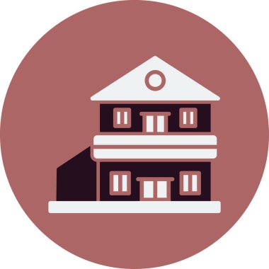 Malikane. Web simgesi basit illüstrasyon