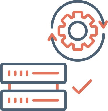 Tahmin edilebilir modellik. Web simgesi vektör illüstrasyonu