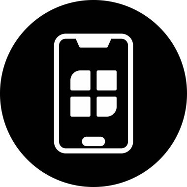 Cep telefonu. basit tasarım vektörü