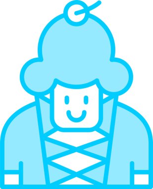 dondurma simgesi, vektör illüstrasyonu basit tasarım