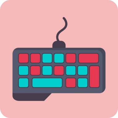 kaykay simgesi, vektör illüstrasyonu basit tasarım