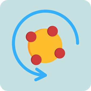 Metabolizma ağ ikonu vektör çizimi