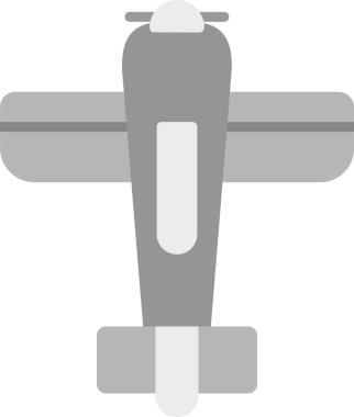 Uçak. Web simgesi basit illüstrasyon