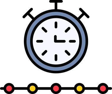 Sınırlı zaman dilimi. Web simgesi basit tasarım