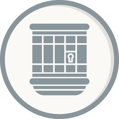 Kafes simgesi vektör çizimi tasarımı