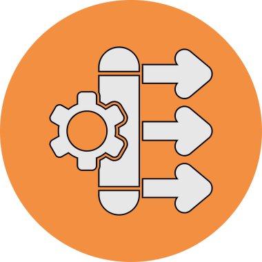 Artırıyorum. Web simgesi basit illüstrasyon