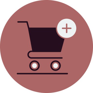 Web simgesi satın al, vektör illüstrasyonu