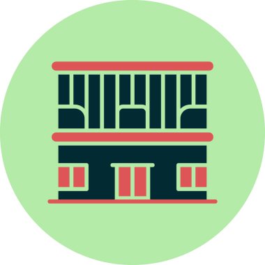 Bar Web simgesi vektör illüstrasyonu