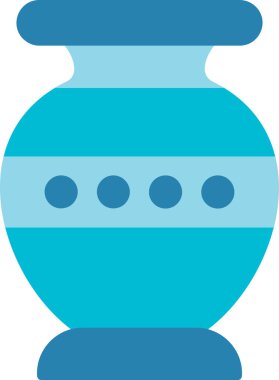 Vazo. Web simgesi basit illüstrasyon