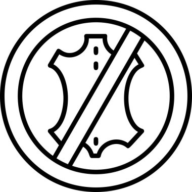 Deri simge vektör illüstrasyonu yok