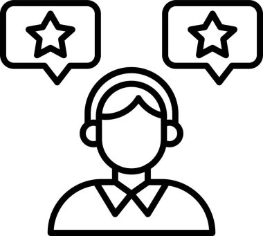 basit iş simge vektör çizim