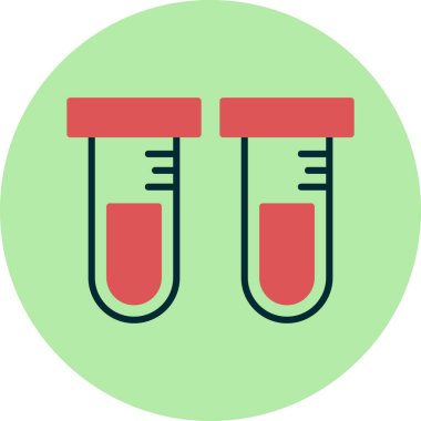 Test tüpleri, temel doğrusal illüstrasyon