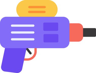 Su tabancası ikonu. Web için silah vektör simgelerinin basit çizimi