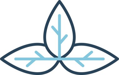 Fesleğen. Web simgesi basit tasarım