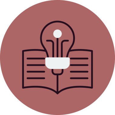 Basit Bilgi simgesi vektör illüstrasyonu