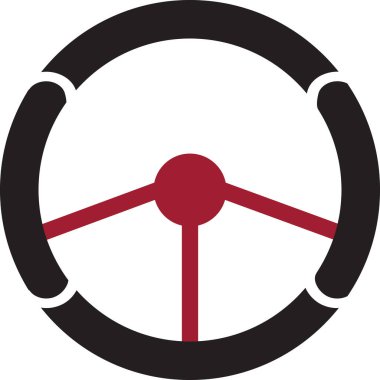 Tekerlek. Web simgesi basit illüstrasyon 