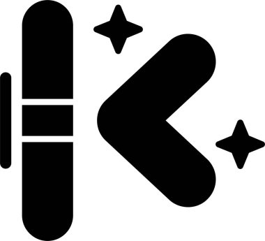 ok simgesi işareti, vektör illüstrasyonu