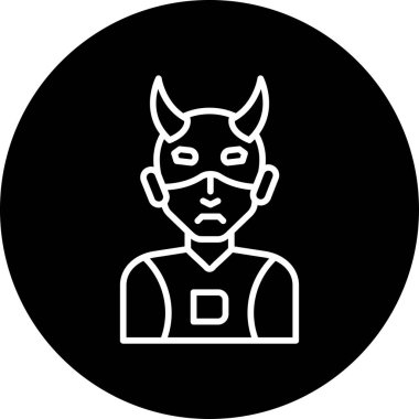 Mutant ağ simgesi vektör çizimi