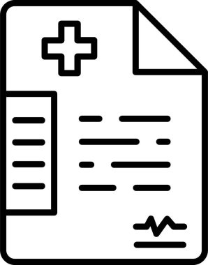 Tıbbi kayıtlar, temel vektör görüntüsü