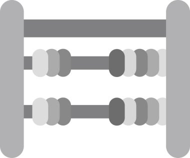 Abaküs. Web simgesi basit illüstrasyon 