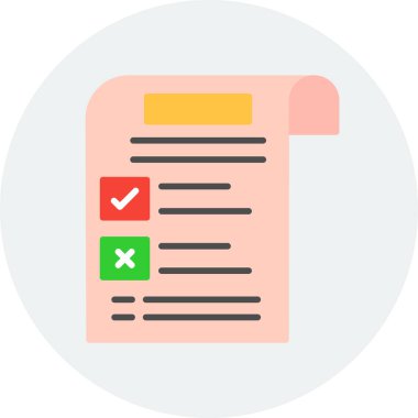 Kurallar. Web simgesi basit illüstrasyon