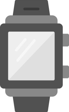 smartwatch simgesi, vektör illüstrasyonu basit tasarım