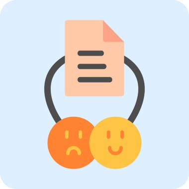 Pozitif değişim. Web simgesi basit illüstrasyon